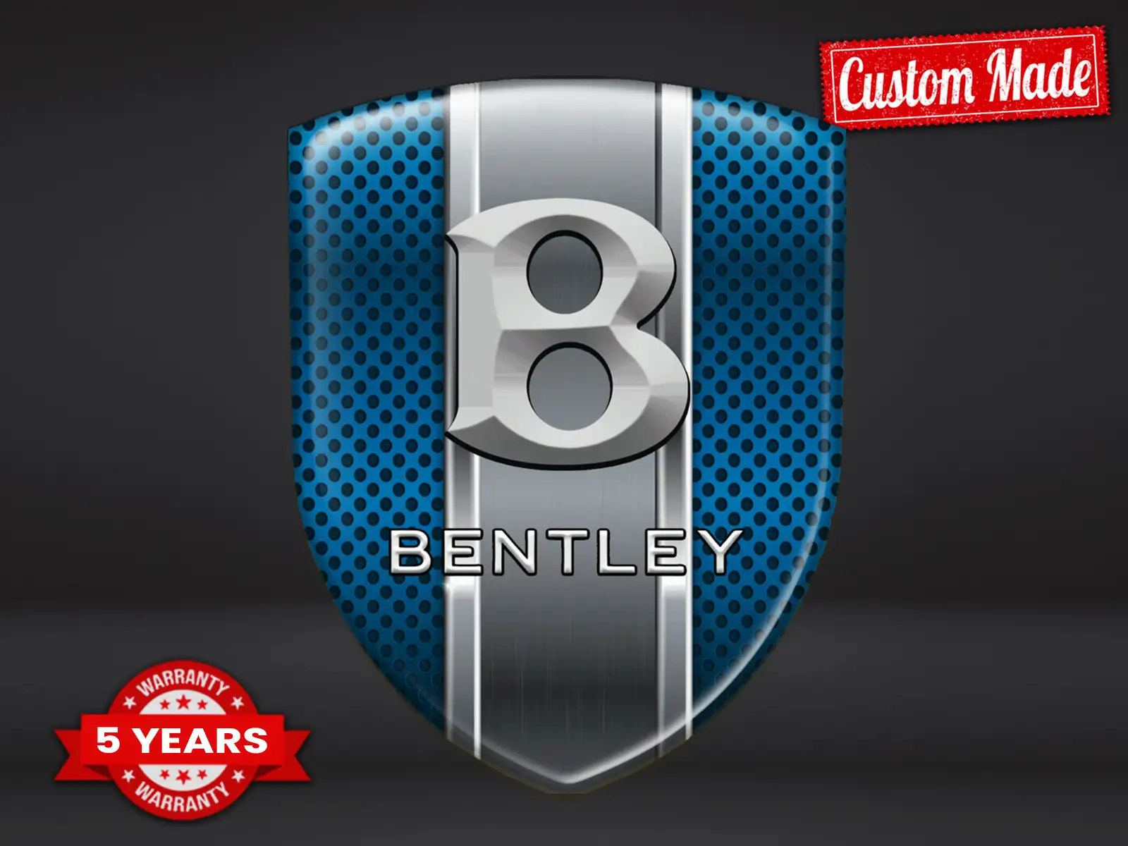 Bentley Pegatina Silicona Diseño Máximo Estilo Pro Duradero